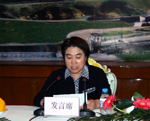河南省水利厅代表在大会作交流发言